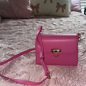 Elegant Pink Crossbody Bag